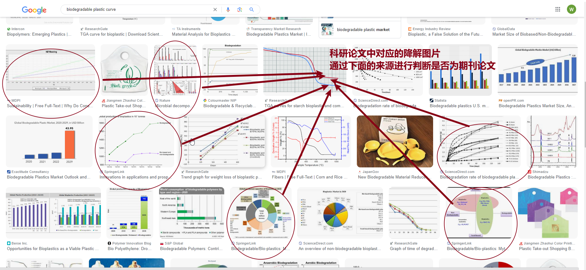 利用搜索引擎的“图片搜索”来辅助科研