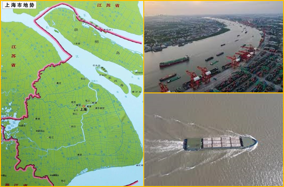 211 上海周边那些普通的港口、码头、运河、河流、道路、卡车、工厂组成的第二产业,才能够支撑起上海繁华的高端服务业